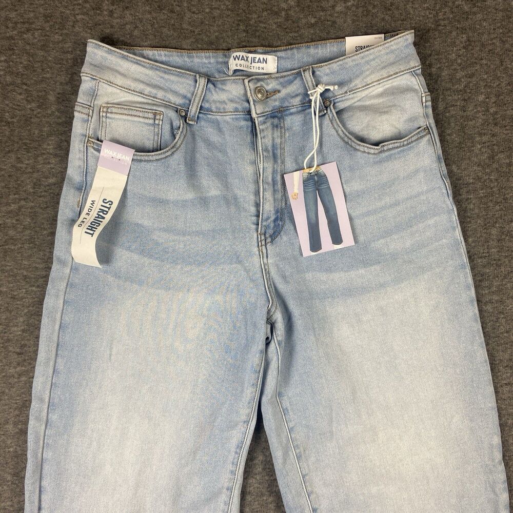Wax Jean Collection Womens /Juniors 11/30 Light Straight Wide Leg 90333 Loose - Picture 3 of 15